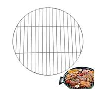 Grille de cuisson pour barbecue - Qualité commerciale - Ne se déforme pas - 33/38 cm - Pour jardin, camping, pique-nique, plage, activités de plein air