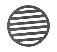 Grille de Cuisson pour en Fonte pour robuste Résistant Chaleur(12CM) | Fonte massive, rétention chaleur optimale, finition noire élégante, idéale pour rôtir, compatible gaz
