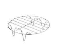 Grille de cuisson pour four - Grill pour friteuse à air | Grille de cuisson ronde portable | Passe au lave-vaisselle en acier inoxydable pour friteuse à air | four, b