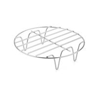 Grille de cuisson pour four - Plateau en acier inoxydable, support de cuisson rond, passe au lave-vaisselle | Cuisson robuste, plaque de support multifonction pour friteuse à air, autocuiseur, pizza
