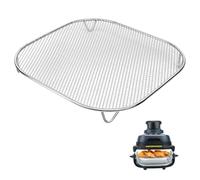 Grille de Cuisson pour Ninja CRISPi Friteuse, Rack en Acier Inoxydable SUS304 Antiadhésif pour Récipient en Verre 3,8L Accessoires pour Ninja Crispi Air Fryer FN101EU (Rack)