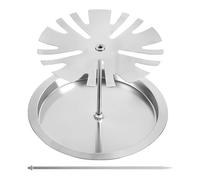 Grille de cuisson pour poulet - Support pour baguettes de barbecue en acier inoxydable avec 15 compartiments et bac de récupération pour accessoires de barbecue en intérieur et en extérieur