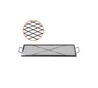 Grille de Cuisson Rectangulaire-VEVOR-111x38 cm-Grille de Barbecue en Acier-Charge de 20 kg-Foyer Braséro BBQ Grillade Pique