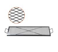 Grille de Cuisson Rectangulaire-VEVOR-111x38 cm-Grille de Barbecue en Acier-Charge de 20 kg-Foyer Braséro BBQ Grillade Pique