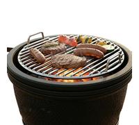 Grille de cuisson - Revêtement rond anti-adhésif résistant à la chaleur,Supports de refroidissement en acier inoxydable - Convient pour barbecue extérieur, arrière-cour, camping et, pique-nique