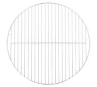 Grille de cuisson ronde Ø 44,5 cm en acier inoxydable 304 - Accessoire de barbecue robuste pour barbecue au charbon de bois, barbecues sphériques et braseros - Idéal pour l'extérieur, le jardin, le
