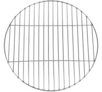 Grille de cuisson ronde en acier inoxydable - 28 cm/38 cm/43 cm - Grille de barbecue et plaque de cuisson pour camping, pique-nique et jardin - Barbecue rond en acier inoxydable avec 3 tailles