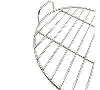 Grille de cuisson ronde en acier inoxydable avec poignée pour barbecue Weber 7432 de 57 cm et 45 cm, grille de rechange pour barbecue à charbon de bois, grille de rechange pour l'extérieur (45 cm)