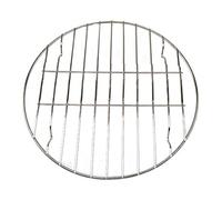 Grille de cuisson ronde en acier inoxydable pour barbecue 28 cm