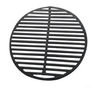 Grille de cuisson ronde en fonte compatible avec les barbecues à charbon et à gaz, conçue pour les grandes cuisines pour préparer divers aliments grillés à l'extérieur (maille de 30 cm)