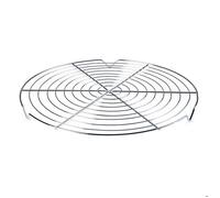 Lacor - 66917 - Grille pour Refroidir Pâtisserie en Acier chromé, Grille circulaire de Pâtisserie, idéale pour laisser reposer les desserts, Ø 36 x 2 cm, Gris.