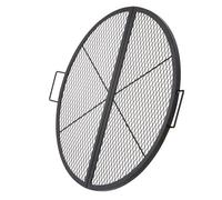 Grille de Cuisson Ronde Pliable X-Marks pour Foyer-Duoku-36 pouces-en Acier Robuste avec Poignée et Support en Fil X-Noir