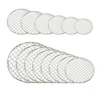 Grille de cuisson ronde, polissage électrolytique lisse, convient pour les tartes, les gâteaux, et plus (28 cm)