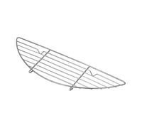 Grille de cuisson semi-circulaire en acier inoxydable pour barbecue extérieur facile à utiliser 260956
