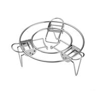 Grille de cuisson vapeur réglable en acier inoxydable 16-24 cm robuste pour cocotte-minute avec pieds pliables et passe au lave-vaisselle