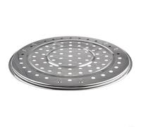 Grille de cuisson vapeur robuste en acier inoxydable avec 3 supports, parfaite pour cuisiner et cuire à la vapeur divers aliments (26 cm)