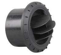 Grille De D'aération Intérieure Pour Voiture Bus Camping-car Quad Déflecteur Sortie D'air Chaud Rotatif Noir Pièces Automobiles Grille D'aération Ronde De 60 Mm Et 75 Mm(75mm)