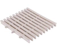 Grille de débordement de Drainage de Piscine en Plastique ABS, Garde-Corps de caniveau de Drainage, Grille de Piscine(White(18cm),3 PCS)