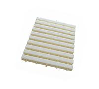 Grille De Débordement Gouttière, Bande Couverture D'activité avec Texture Losange, Épissure À 3 Trous, for Allées, Terrasses(40cm/10piece)