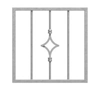 Grille de défense moderne sur mesure - Protection fenêtre Grenoble