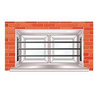 Grille De Défense Télescopique De 55 à 103 Cm De Long pour Fenêtre De 39 à 52 Cm De Haut
