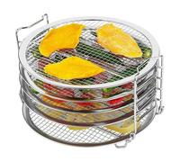 Grille de déshydratation, compatible avec Ninja accessoires Foodi, autocuiseur et friteuse à air - Acier inoxydable