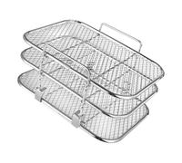Grille de déshydratation multifonctionnelle en acier inoxydable à 3 couches pour une meilleure capacité de cuisson et un gain de place