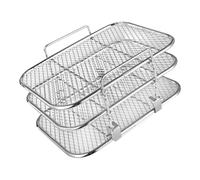 Grille de déshydratation multifonctionnelle en acier inoxydable à 3 couches pour une meilleure capacité de cuisson et plus de commodité