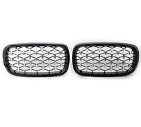 Grille De Devant Pour BMW Pour X5 Pour F15 Pour F85 2014-2016 ABS Calandre De Voiture En Plastique Chrome Noir Diamant Météore Stying Grill Grille De Pare-Choc Avant