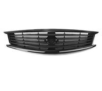 Grille De Devant Pour Infiniti Pour G25 Pour G37 Berline 4 Portes 2010-2013 Calandre Grilles De Course Voiture Maille De Capot Supérieur Grille De Pare-Choc Avant(Noir brillant)