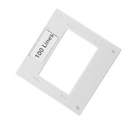 Grille de diffraction de transmission 50/100/300/600 lignes en plastique PET, plaque optique de 2 mm d'épaisseur pour expériences d'enseignement de spectroscopie et (100 lignes/mm)