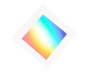 Grille de diffraction holographique de transmission 50 x 45 mm pour démonstrations d'enseignement physique et expériences de spectroscopie avec des motifs clairs en matériau robuste pour animaux de