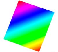Grille de diffraction optique 36 x 38 mm PET 50-600 lignes haute efficacité pour démonstrations en laboratoire d'enseignement de spectroscopie (300 lignes)