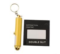 Grille de diffraction pour laboratoires éducatifs et installations de recherche prenant en charge des expériences d'interférence à double fente (0,02 mm + stylo)