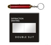 Grille de diffraction pour laboratoires éducatifs et installations de recherche prenant en charge des expériences d'interférence à double fente (0,08 mm + stylo)