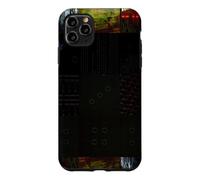 Grille de Distorsion numérique P bstract Glitch Art Coque pour iPhone 11 Pro Max