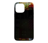 Grille de Distorsion numérique P bstract Glitch Art Coque pour iPhone 13 Pro Max