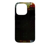 Grille de Distorsion numérique P bstract Glitch Art Coque pour iPhone 14 Pro