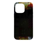 Grille de Distorsion numérique P bstract Glitch Art Coque pour iPhone 14 Pro Max