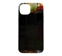 Grille de Distorsion numérique P bstract Glitch Art Coque pour iPhone 15 Plus