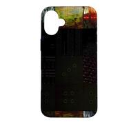 Grille de Distorsion numérique P bstract Glitch Art Coque pour iPhone 16 Plus