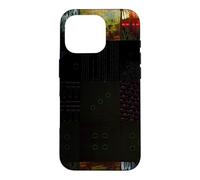 Grille de Distorsion numérique P bstract Glitch Art Coque pour iPhone 16 Pro