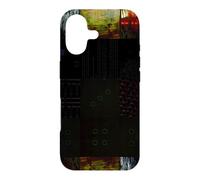 Grille de Distorsion numérique P bstract Glitch Art Coque pour iPhone 17