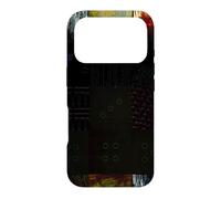 Grille de Distorsion numérique P bstract Glitch Art Coque pour iPhone 17 Pro