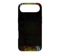 Grille de Distorsion numérique P bstract Glitch Art Coque pour iPhone Air