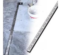 Grille de drainage à canal étroit 39 po, grille décorative en acier inoxydable for tranchée sol garage, crépine française fine, 3 couleurs