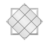 Grille de drainage carrée en acier inoxydable robuste pour allées, patios et cours, solution d'accès durable et résistante aux intempéries