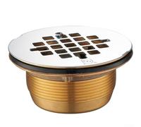 Grille de Drainage Carrée en Laiton Doré | Laiton massif, des , résistance à la rouille, durabilité exceptionnelle, pour intérieur et extérieur