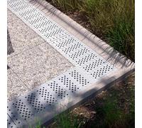 Grille de drainage circulaire pour une gestion efficace de l'eau souterraine et des solutions de bordure en béton - Système de drainage polyvalent et robuste