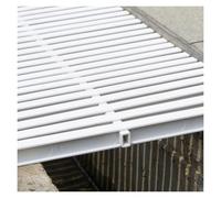 Grille De Drainage Couverture Canal, Route, D'activité Blanche, for Balcon Passerelle(White,18cm/5piece)